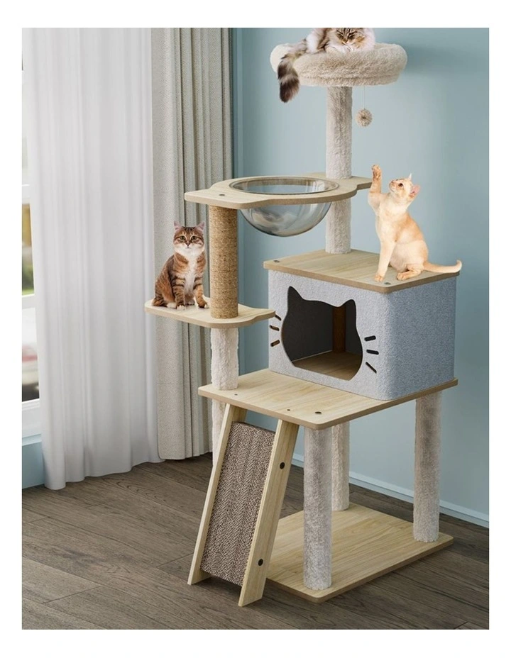Pawz Cat Tree Tower Scratching Post Condo Play Furniture image 7