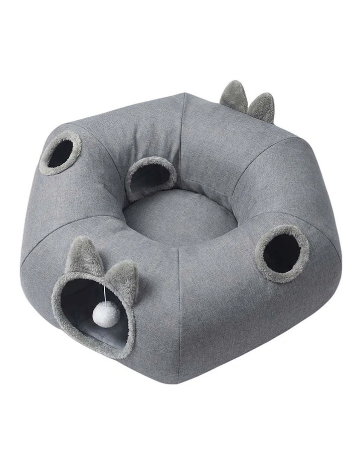 Pawz Large Cat Tunnel Bed Interactive Multi-functional Playhouse image 2