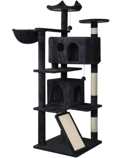 Pawz Cat Tree Tower Scratching Post Climbing House Bed 145cm