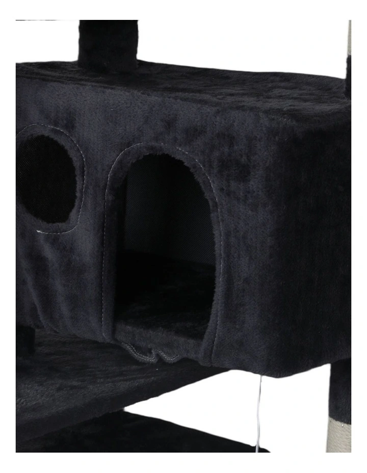 Pawz Cat Tree Tower Scratching Post Climbing House Bed 145cm image 6