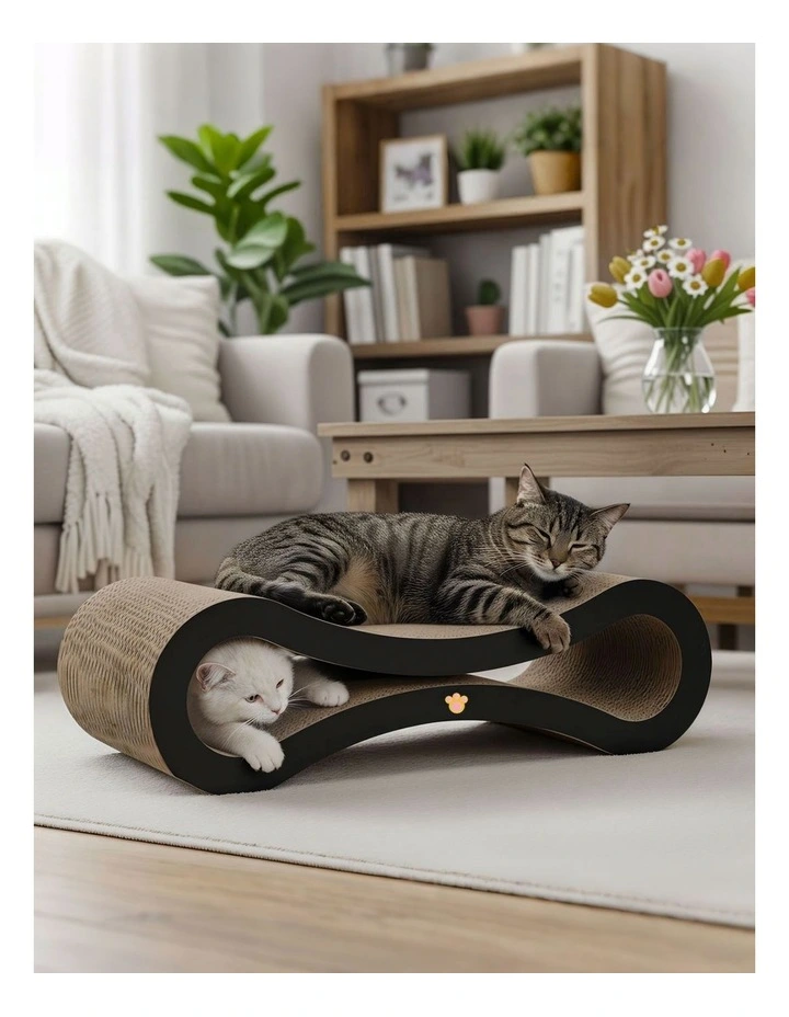 Pawz Cat Scratcher Board Bed All-Sided Cardboard House Condo Toy image 7