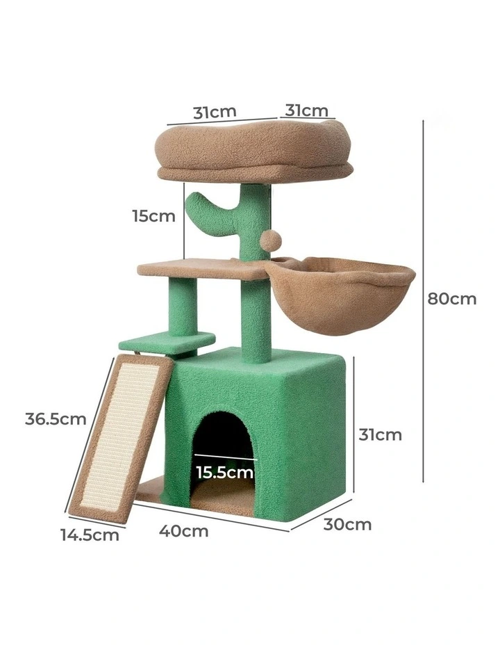Pawz Cat Tree Tower Scratching Post Kitten Condo House Play Toys image 3