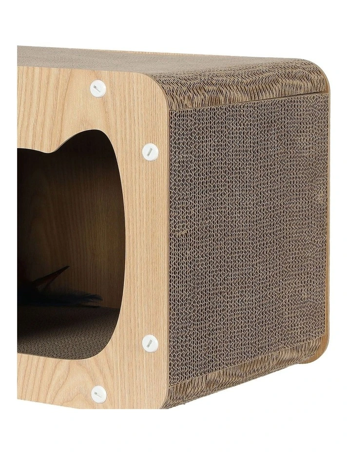 Pawz Cat Scratcher Board Bed Cardboard Catnip Toy Mat Recyclable image 5