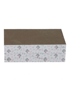 Pawz 4-Pack Cat Scratcher Board Double-Sided Stackable Cardboard
