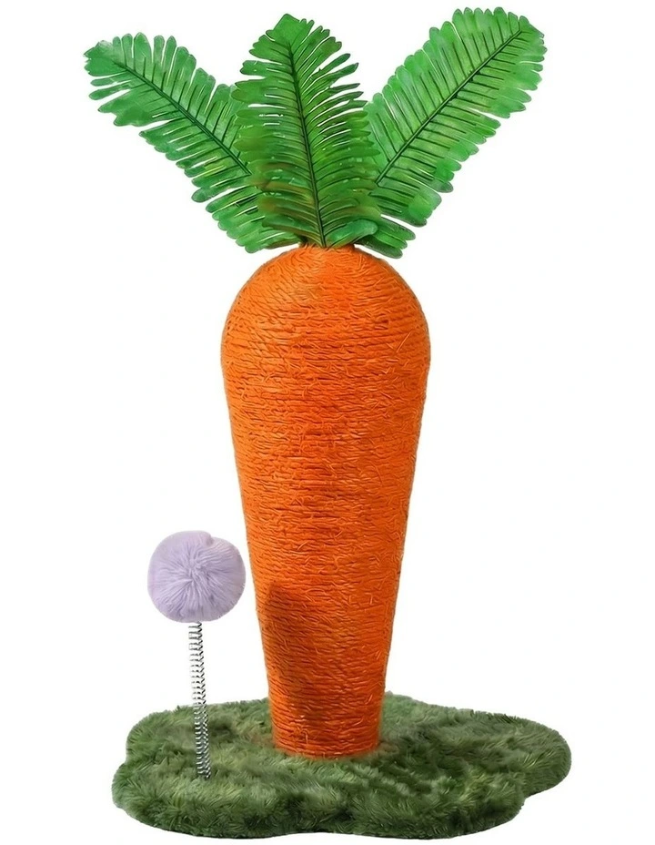 Pawz Cute Carrot Cat Scratching Post image 2