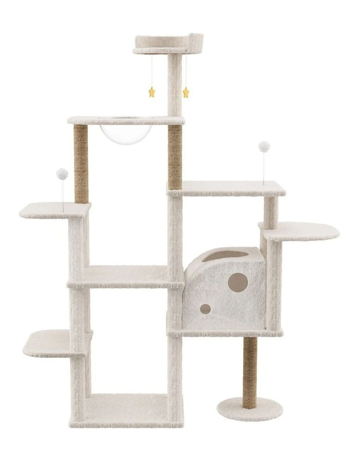 Pawz Cat Tree Tower Large Cat Condo Scratching Post 172cm image 1