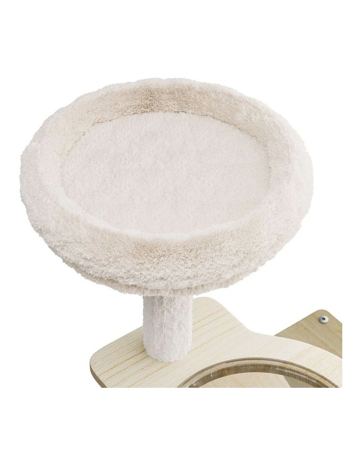 Pawz Cat Tree Tower Wood Scratching Post Condo 120cm image 4