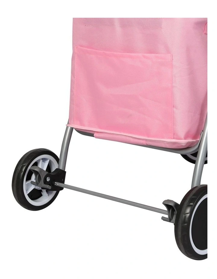 Pawz Pet Stroller Dog Cat Large Foldable Travel Pram 4-Wheel image 4