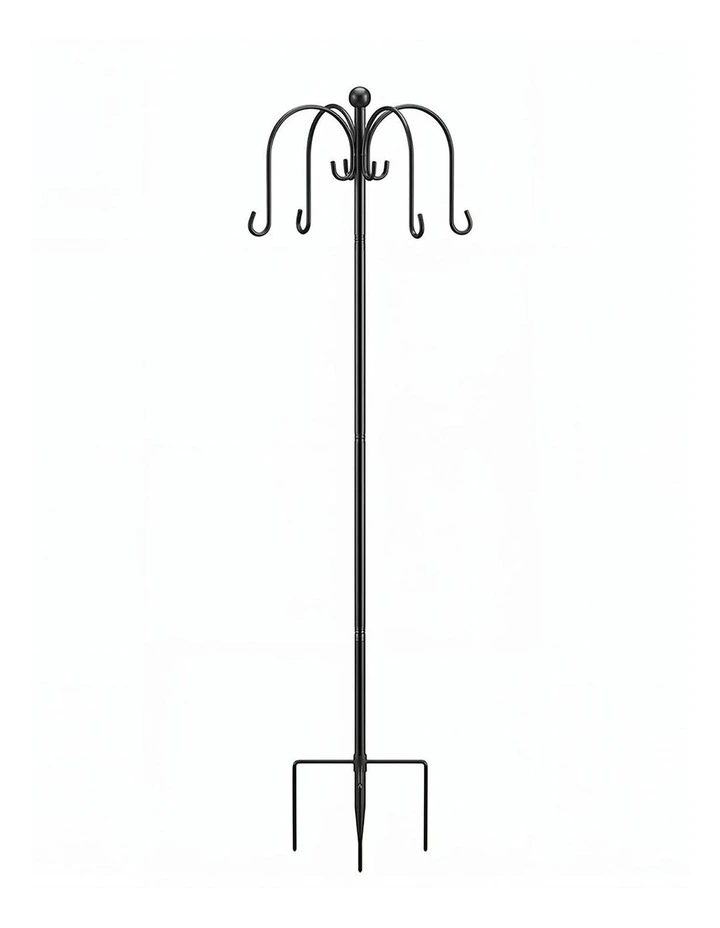 Toque Bird Feeder Station Hanging Stand Feeder 8 Hooks 4 Feeders Outdoor 224cm image 2