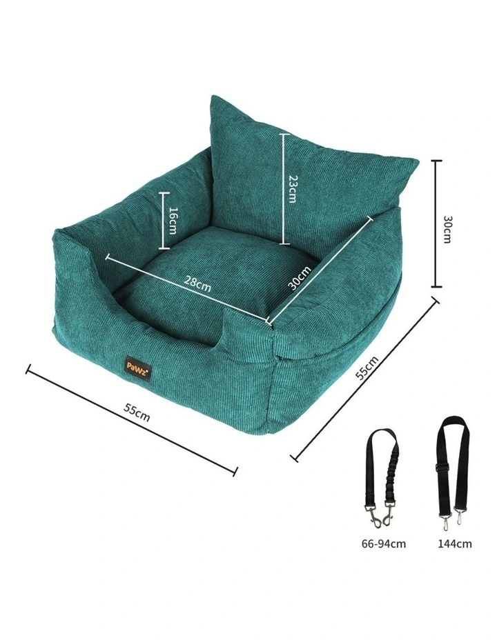 Pawz Large Car Booster Pet Seat in Green image 3