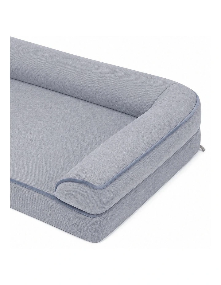 Pawz Cooling Orthopedic Dog Bed Waterproof Lining Washable Memory Foam Grey XL image 4
