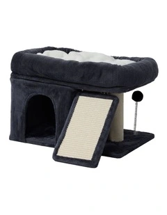 Pawz Cat Tree Tower Large Perch Condo Scratcher Removable Mat