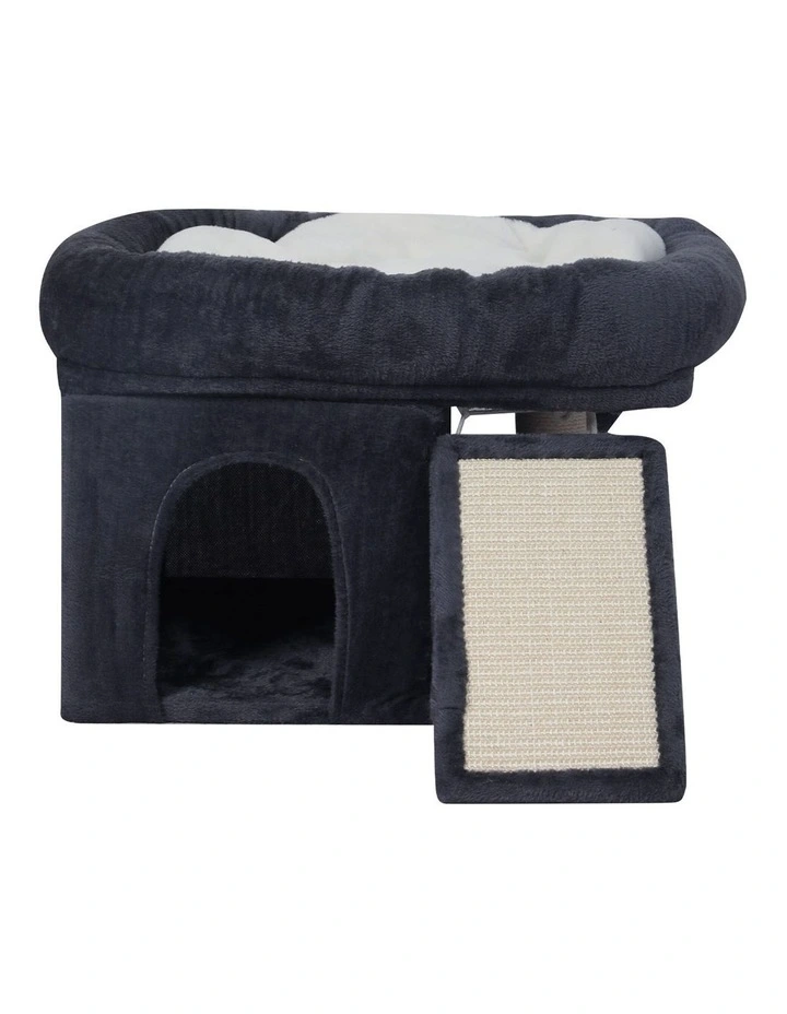 Pawz Cat Tree Tower Large Perch Condo Scratcher Removable Mat image 2