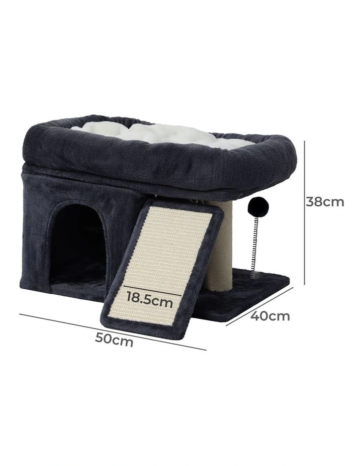 Pawz Cat Tree Tower Large Perch Condo Scratcher Removable Mat image 3