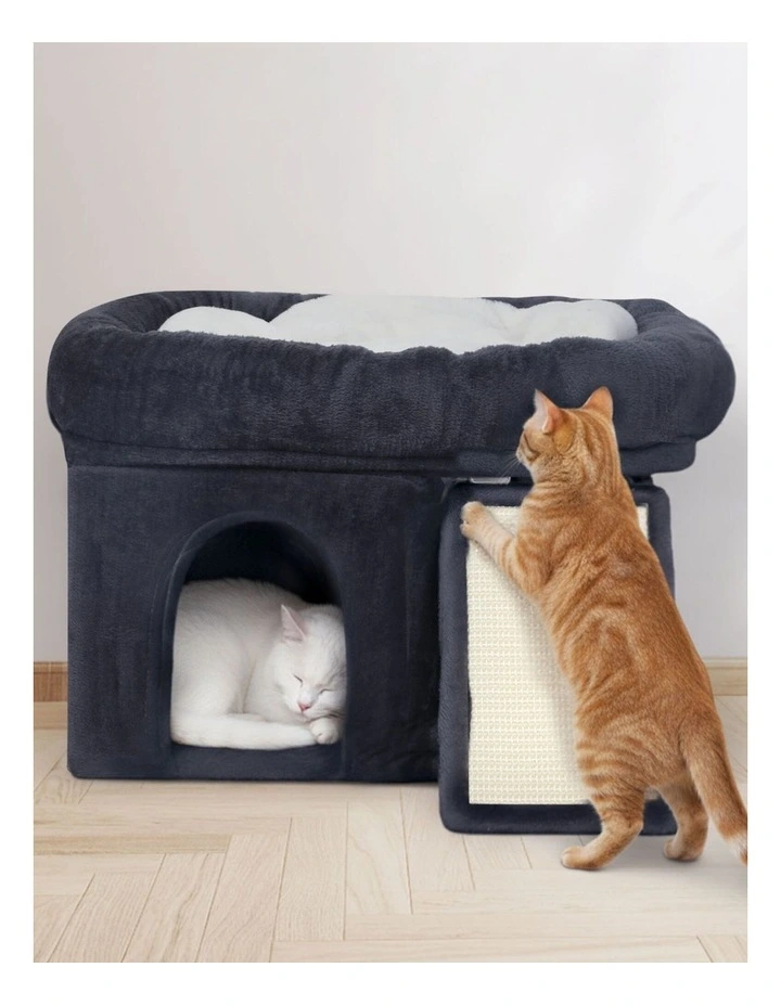 Pawz Cat Tree Tower Large Perch Condo Scratcher Removable Mat image 7