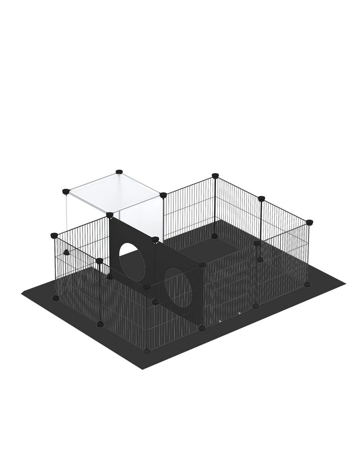 Pawz DIY Pet Playpen Guinea Pig Small Animal Cage 16 Panels image 2