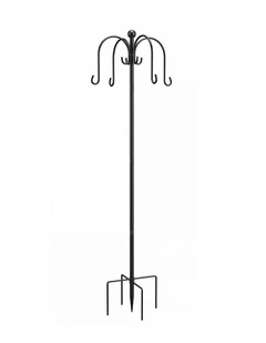 Toque Bird Feeder Pole Station Hanging Stand Adjustable 8 Hooks Outdoor 224cm