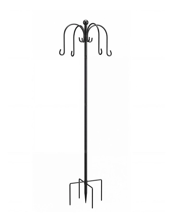 Toque Bird Feeder Pole Station Hanging Stand Adjustable 8 Hooks Outdoor 224cm image 1