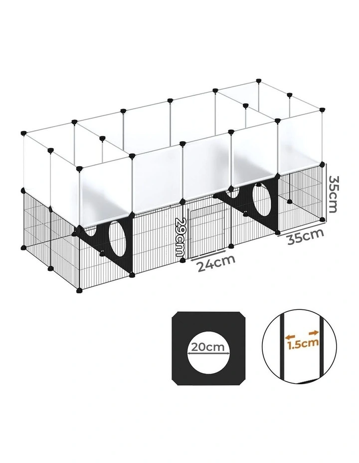 Pawz DIY Pet Playpen Guinea Pig Small Animal Cage 36 Panels image 3