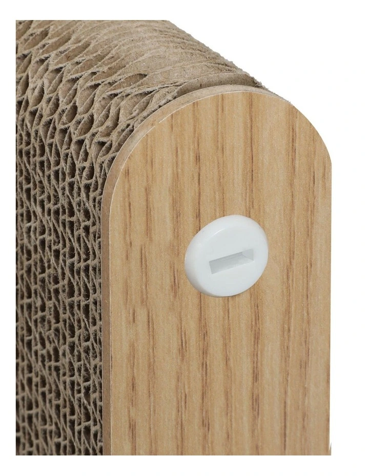 Pawz Cat Scratcher Board Bed L-Shaped Cardboard Toy 68cm image 6