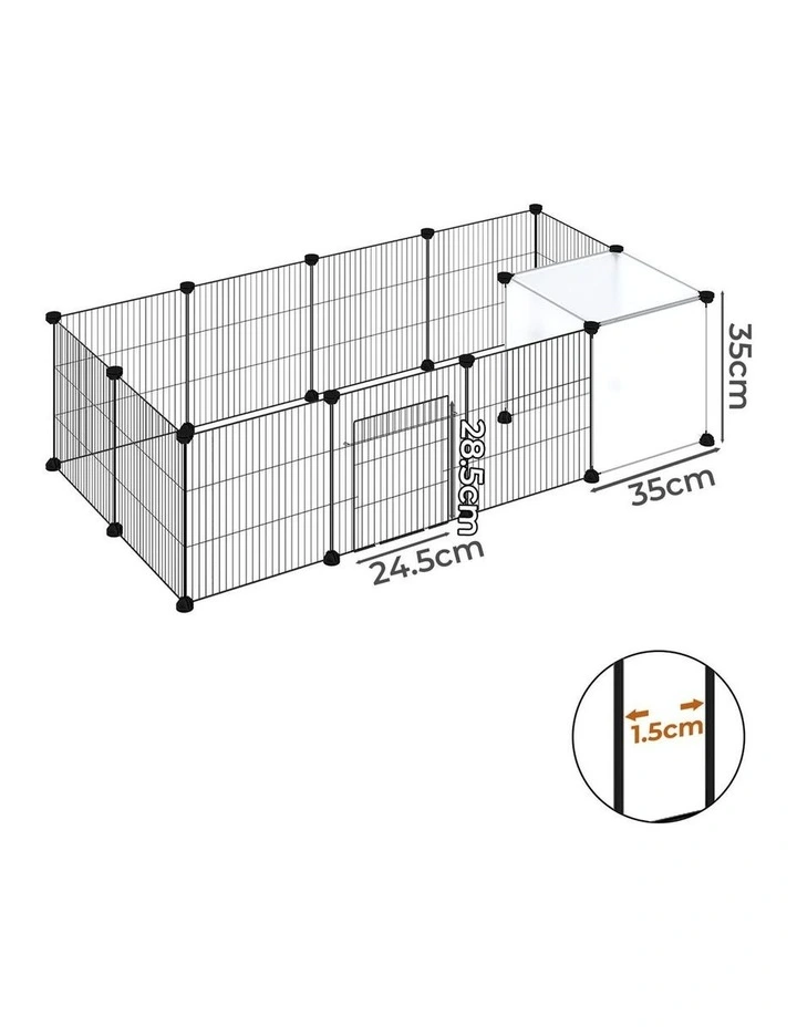 Pawz DIY Pet Playpen Small Animals Guinea Pig 14 Panels image 3