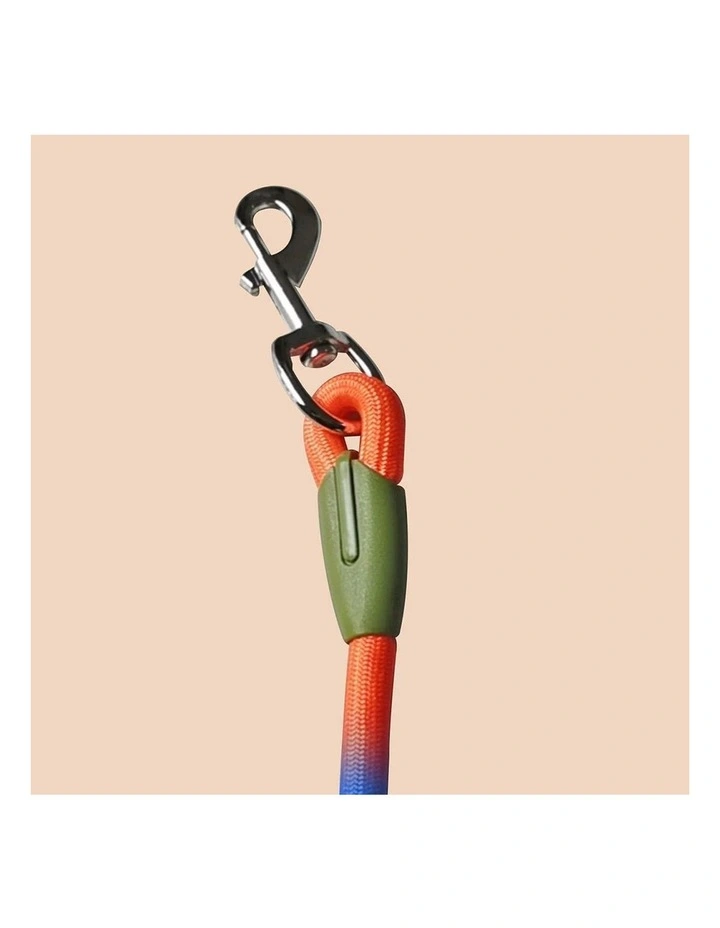 SOGA 2X 220cm Hands Free Double Ended Dog Leash Pet Training Rainbow image 5