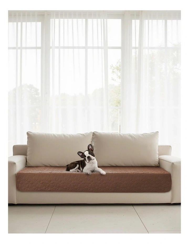 Charlie's Sofur Waterproof Dog 2 Seater Couch Cover Protector 76x178cm in Espresso image 2