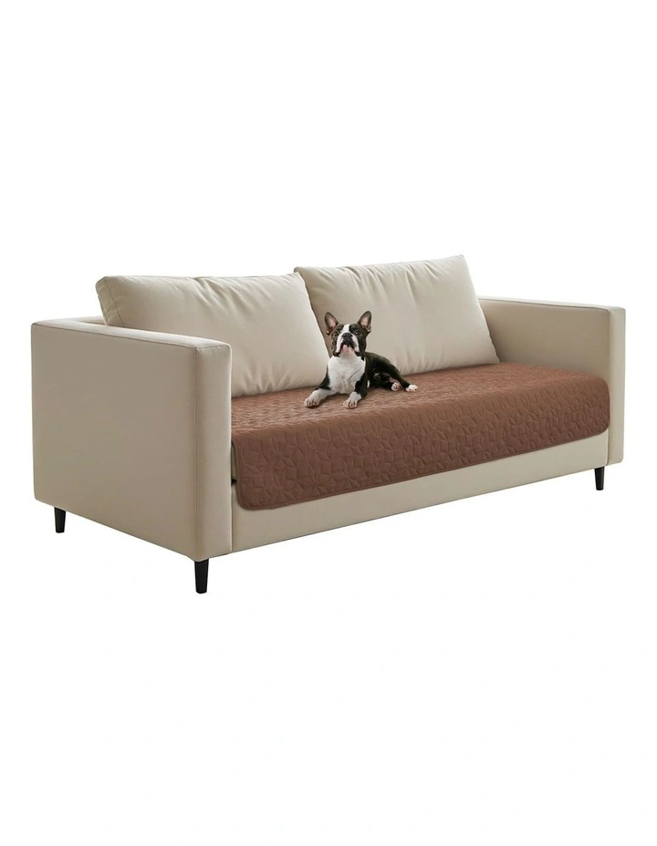 Charlie's Sofur Waterproof Dog 2 Seater Couch Cover Protector 76x178cm in Espresso image 3