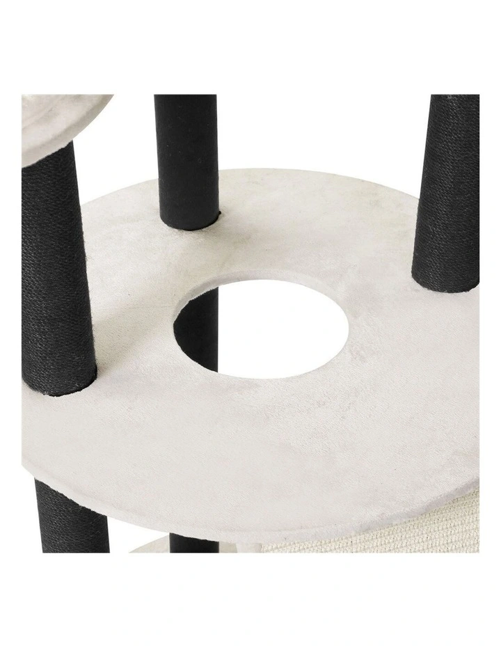 141cm Catsby Hampton Cat Tree Scratching Post Tower Pet Bed image 6