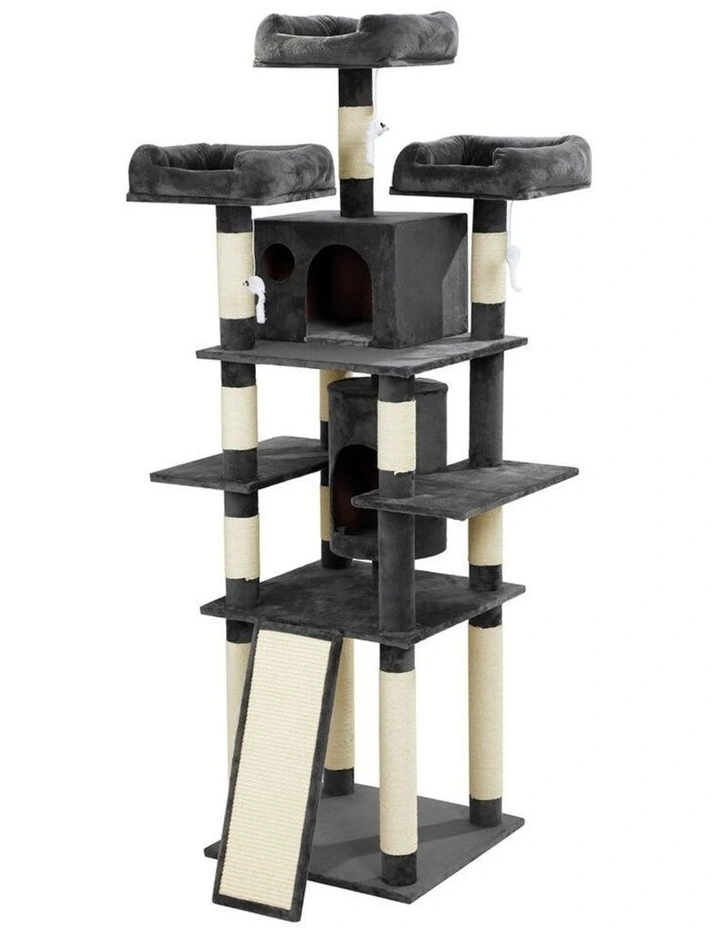 170x60cm Catsby Kensington Cat/Kitten/Pets House Scratching Post image 1