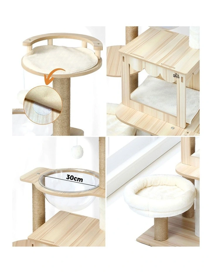 Alopet Cat Tree Scratching Post Tower Condo Scratchers Kitten Furniture 131cm image 6