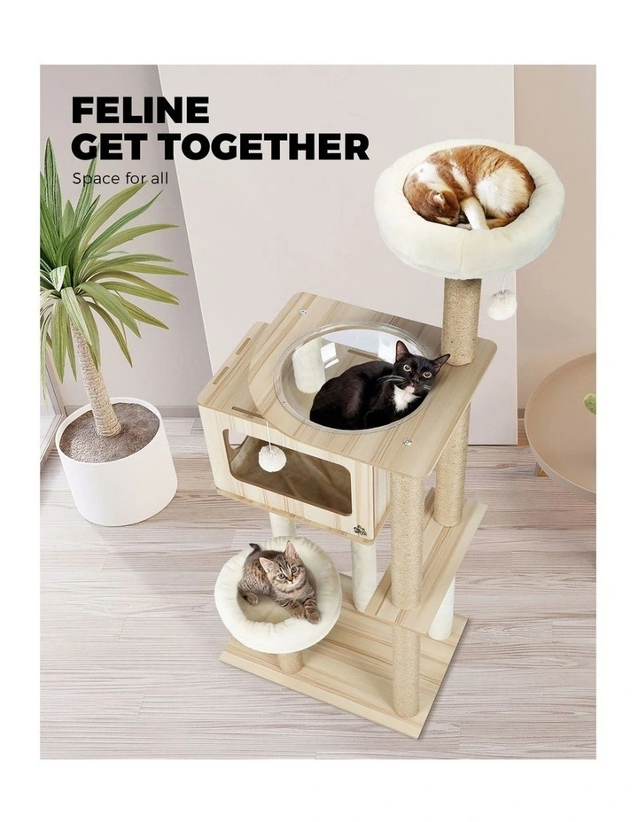Alopet Cat Tree Tower Scratching Post Scratcher Cats Condo House Bed Furniture image 6