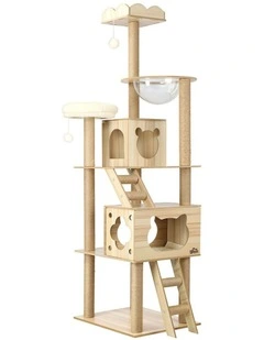 Alopet Cat Tree Scratching Post Scratcher Tower Wood Condo House Bed Large 190CM
