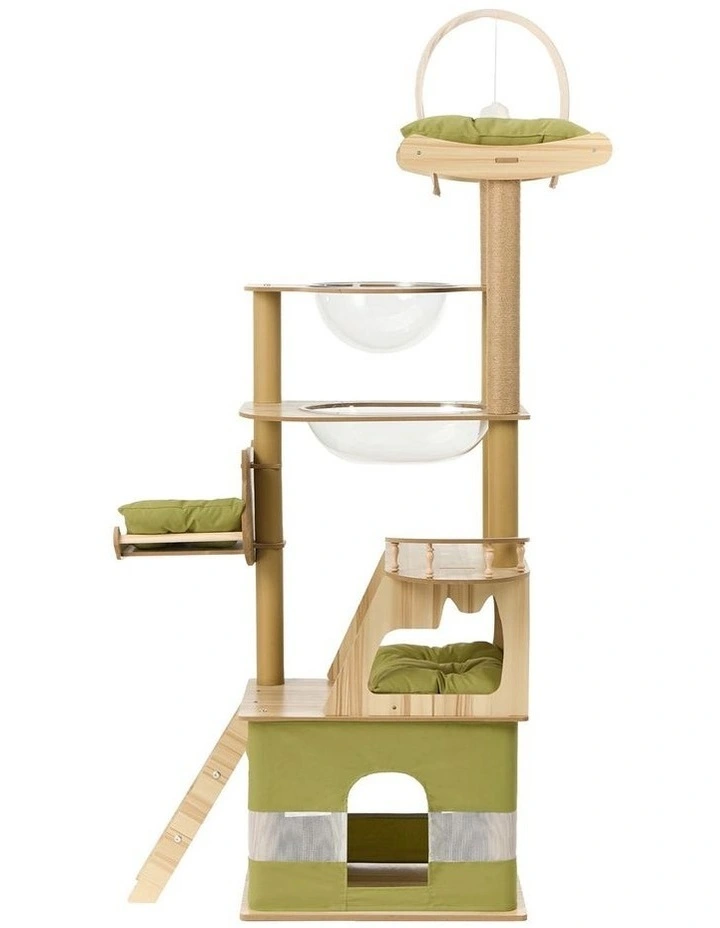 Alopet Cat Tree Tower Scratching Post Scratcher Condo House Bed Furniture 190cm image 2