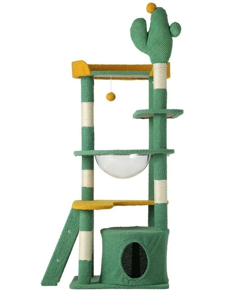 Alopet Cat Tree Tower Scratching Post 144cm Pet Condo House Furniture Scratcher image 2