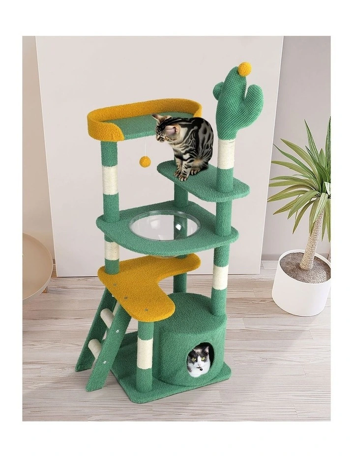 Alopet Cat Tree Tower Scratching Post 144cm Pet Condo House Furniture Scratcher image 5