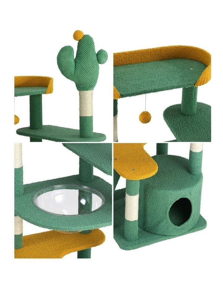 Alopet Cat Tree Tower Scratching Post 144cm Pet Condo House Furniture Scratcher image 6