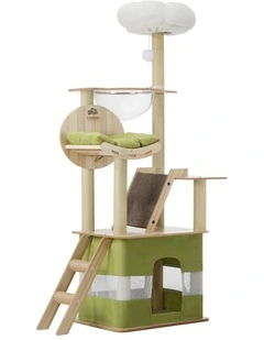 Alopet Cat Tree Tower Scratching Post Scratcher 152cm Condo House Bed Furniture