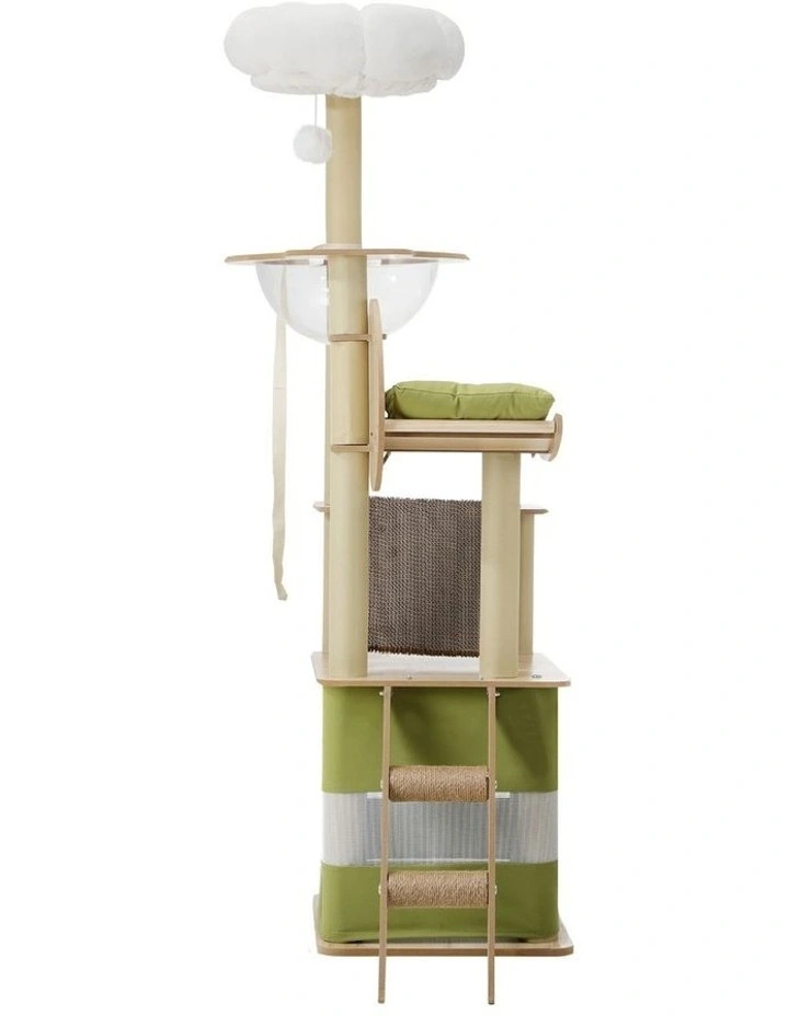 Alopet Cat Tree Tower Scratching Post Scratcher 152cm Condo House Bed Furniture image 2