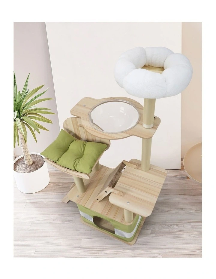 Alopet Cat Tree Tower Scratching Post Scratcher 152cm Condo House Bed Furniture image 5