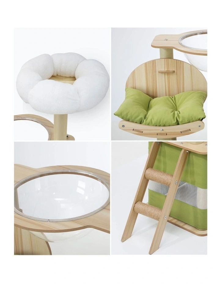 Alopet Cat Tree Tower Scratching Post Scratcher 152cm Condo House Bed Furniture image 7