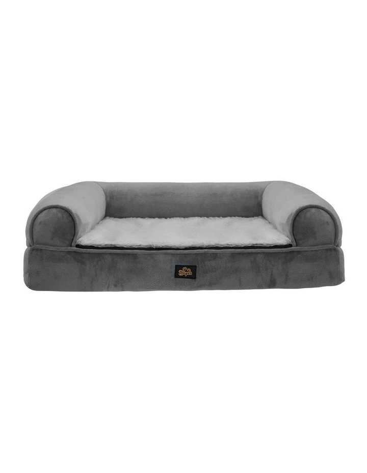 Alopet Orthopaedic Dog Bed Memory Foam Pet Calming Sofa Removable Cover Large image 2