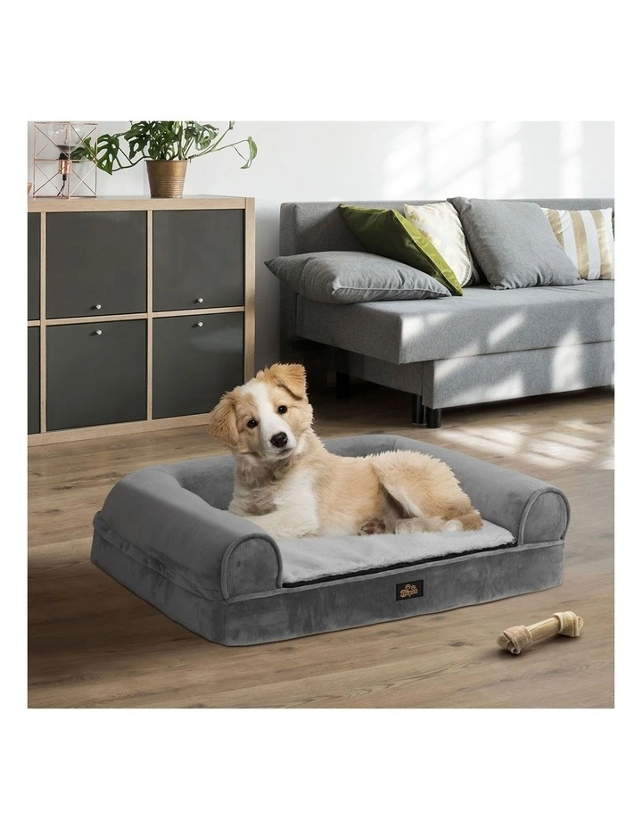 Alopet Orthopaedic Dog Bed Memory Foam Pet Calming Sofa Removable Cover Large image 5
