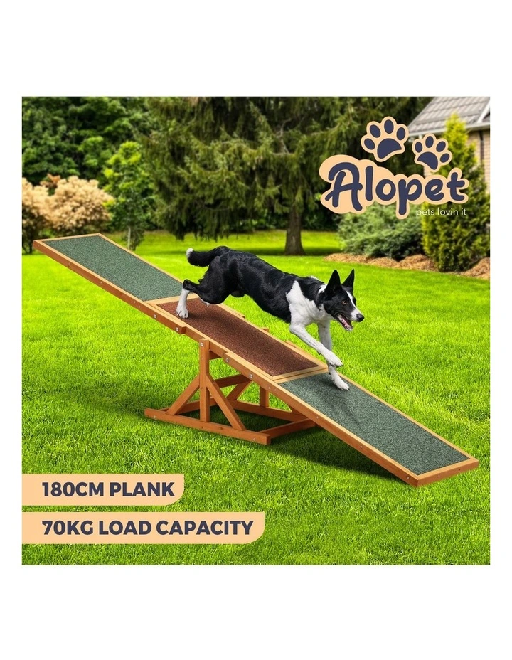 Alopet Dog Seesaw Pet Obedience Agility Training Puppy Sports Outdoor Play image 4