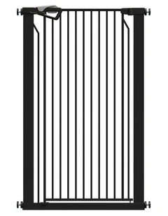 Alopet 120cm Retractable Safety Gate Pet Dog Cat Fence Guard Door Black