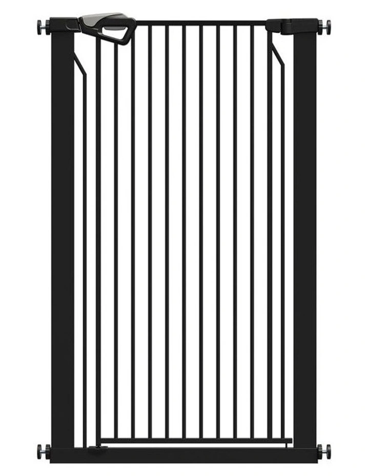 Alopet 120cm Retractable Safety Gate Pet Dog Cat Fence Guard Door Black image 1
