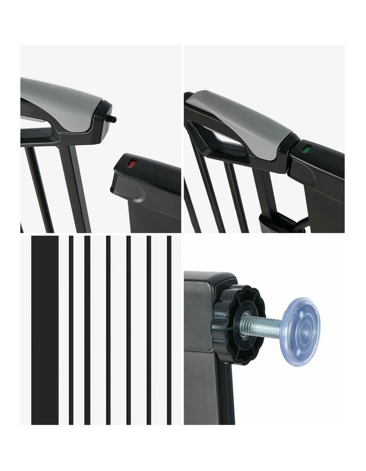 Alopet 120cm Retractable Safety Gate Pet Dog Cat Fence Guard Door Black image 6