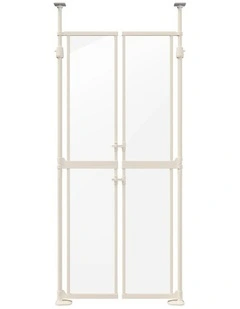 Alopet 190-264cm Extra Tall Cat Gate Retractable Safety Gate Pet Dog Invisible