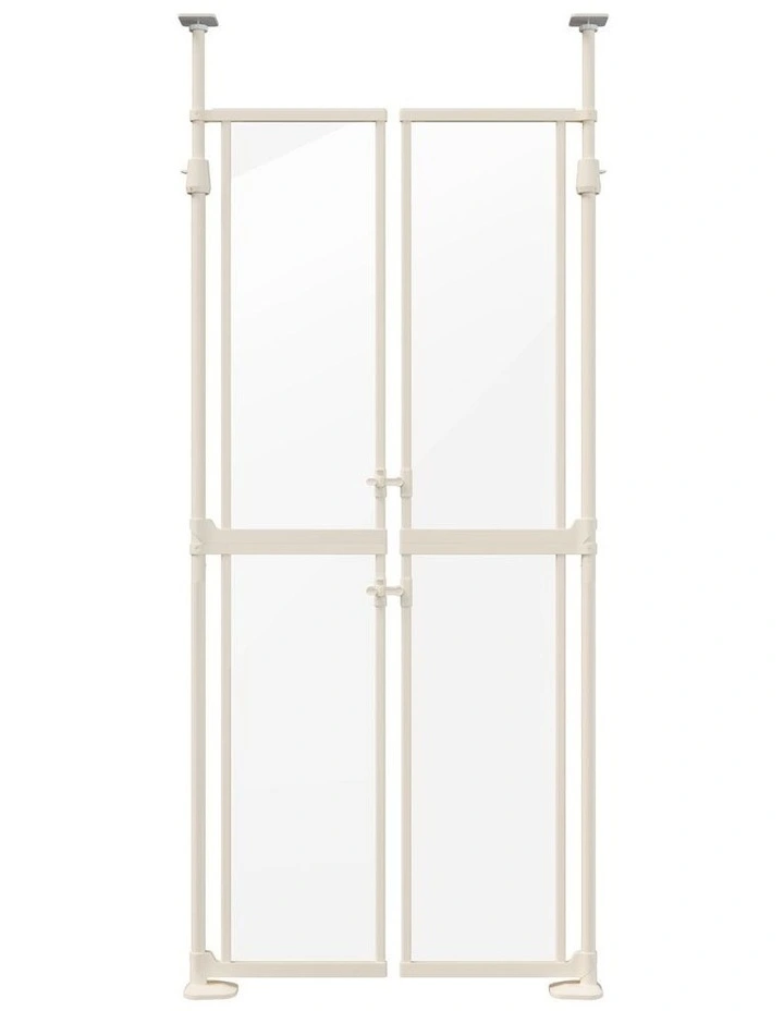 Alopet 190-264cm Extra Tall Cat Gate Retractable Safety Gate Pet Dog Invisible image 2