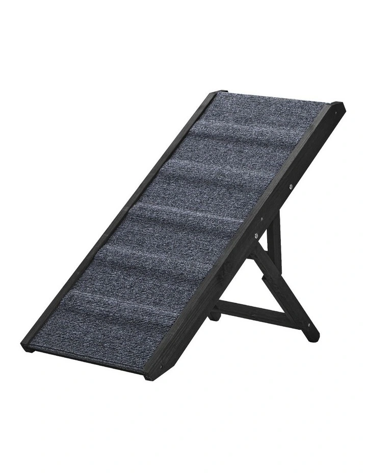 Alopet Dog Pet Ramp Adjustable Height Dogs Stairs Bed Sofa Car Foldable 90cm image 1